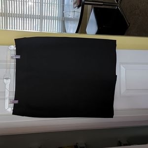 Black pencil skirt